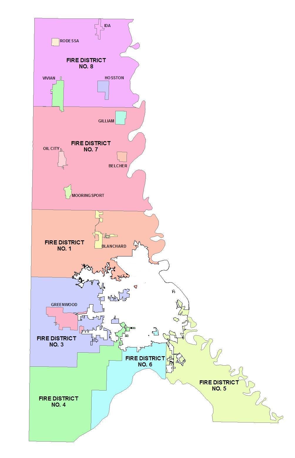 Caddo Parish Fire Districts